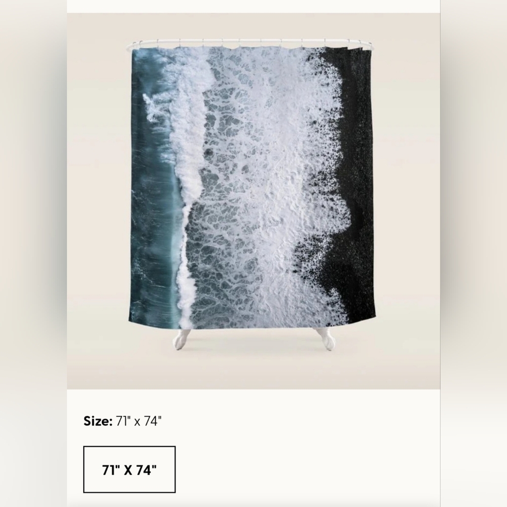 Beautiful Unique Shower Curtain